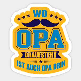 Wo opa draufsteht (1) Sticker